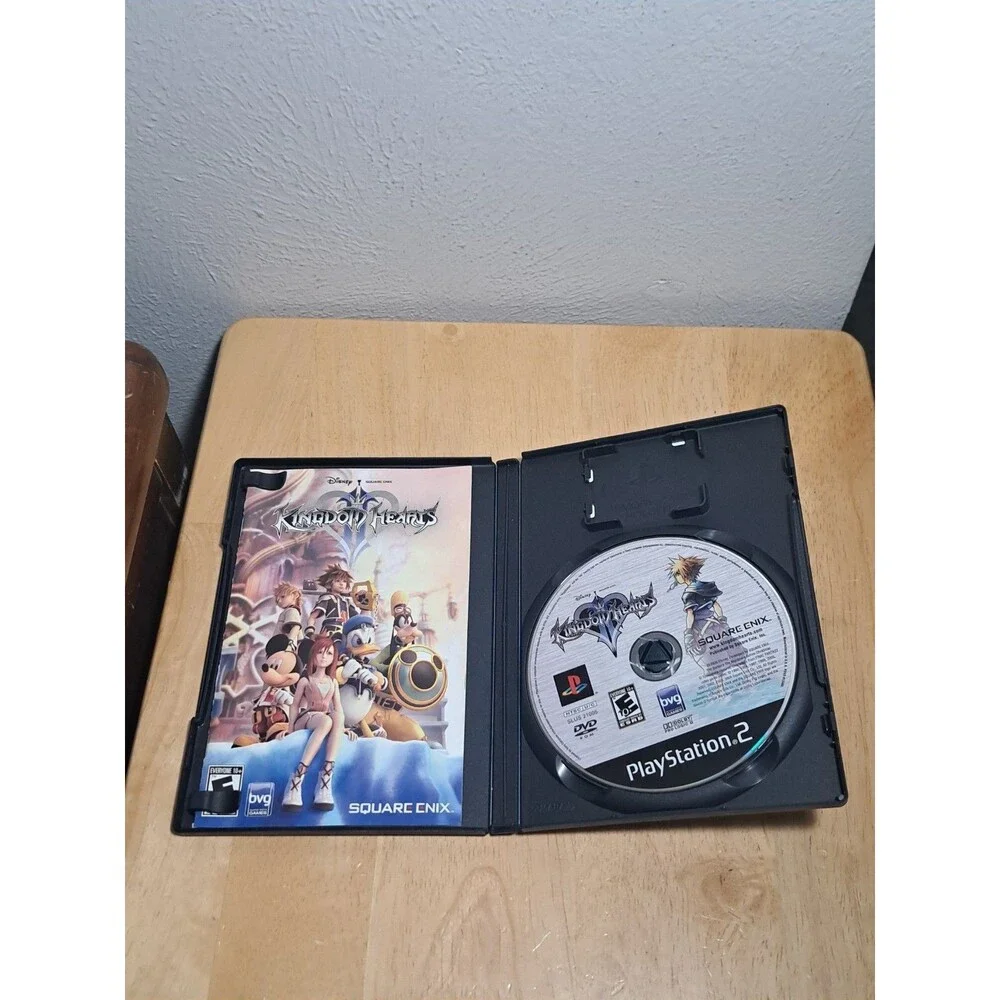 Kingdom Hearts II (PlayStation 2 PS2, 2006) Complete Manual UNTESTED